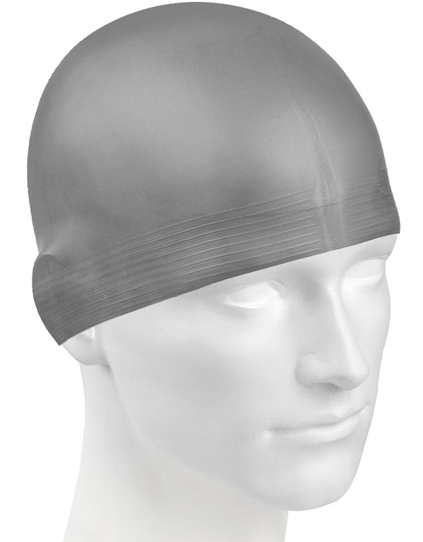  Шапочка для плавания Mad Wave Solid Soft silver по низким ценам в Томске и Северске