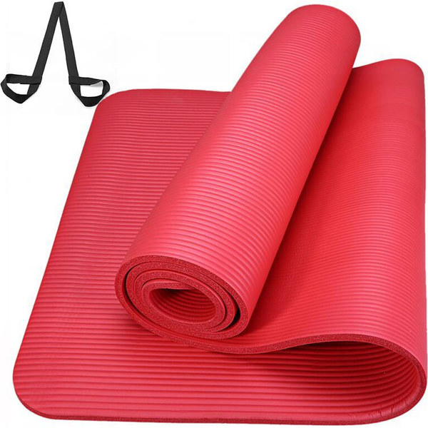  Коврик гимнастический NB-101 НБК 183х61х1,0 см (E39578) красный по низким ценам в Томске и Северске