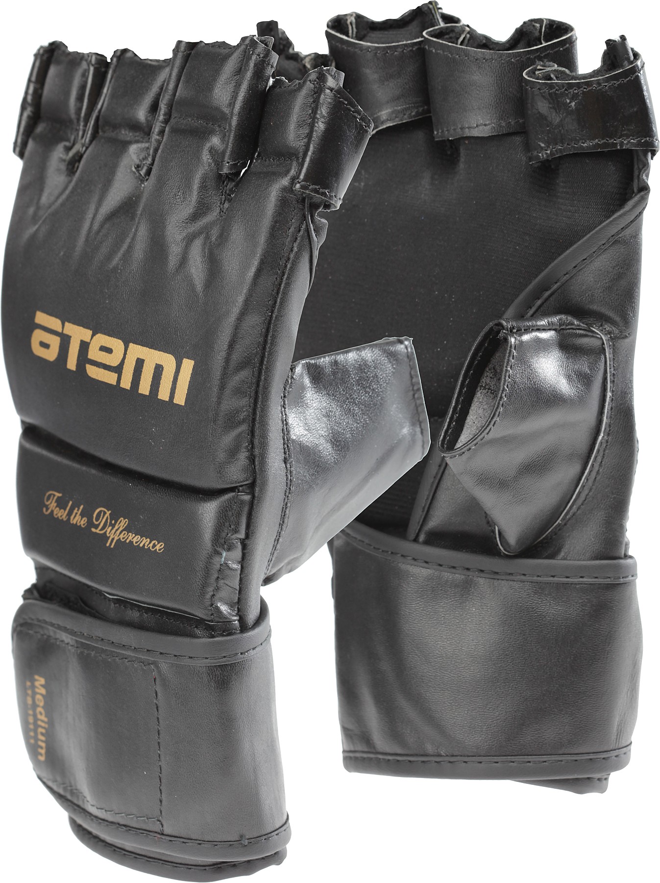 Перчатки Atemi mix fight кожа черные LTB-19111 Перчатки Atemi mix fight кожа черные LTB-19111 по низким ценам в Томске и Северске