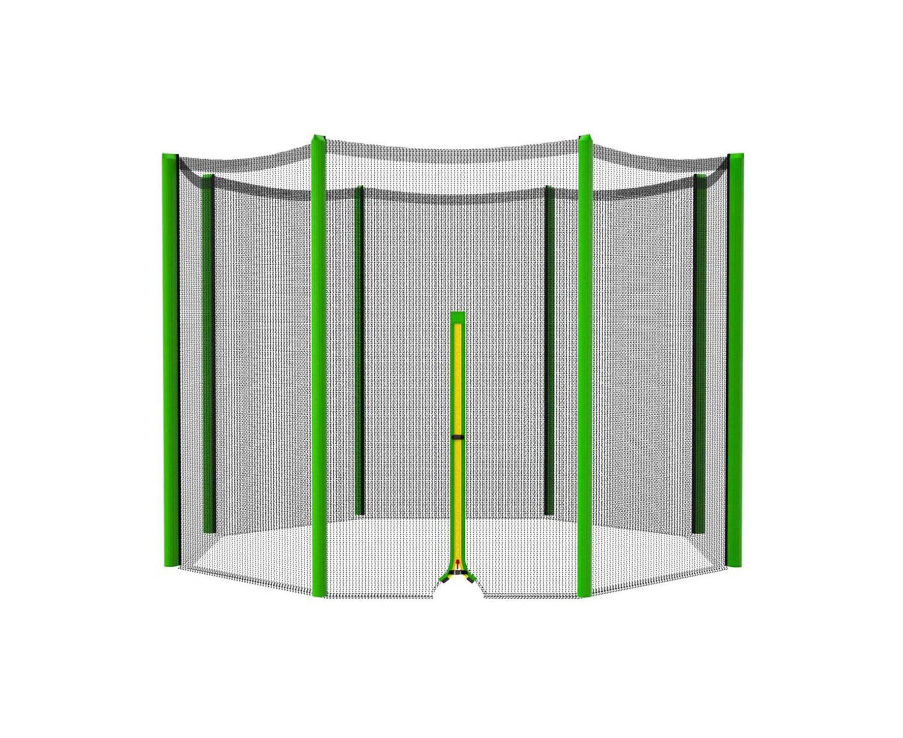  Батут DFC Trampoline Fitness 14ft наружн.сетка, св.зел. (427см)(два короба) 14FT-TR-LG по низким ценам в Томске и Северске