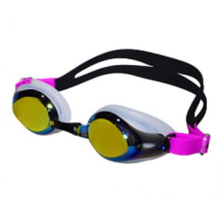 Очки для плавания Alpha Caprice AD-4500M зеркальные white/violet/black