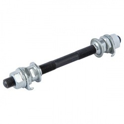 Ось передней втулки 135мм GL-G002 с гайками, шайбами под гайку