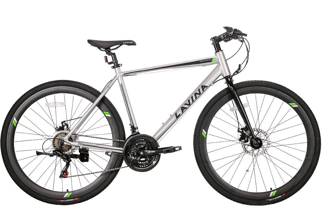  Велосипед TechTeam Lavina 28" серый по низким ценам в Томске и Северске
