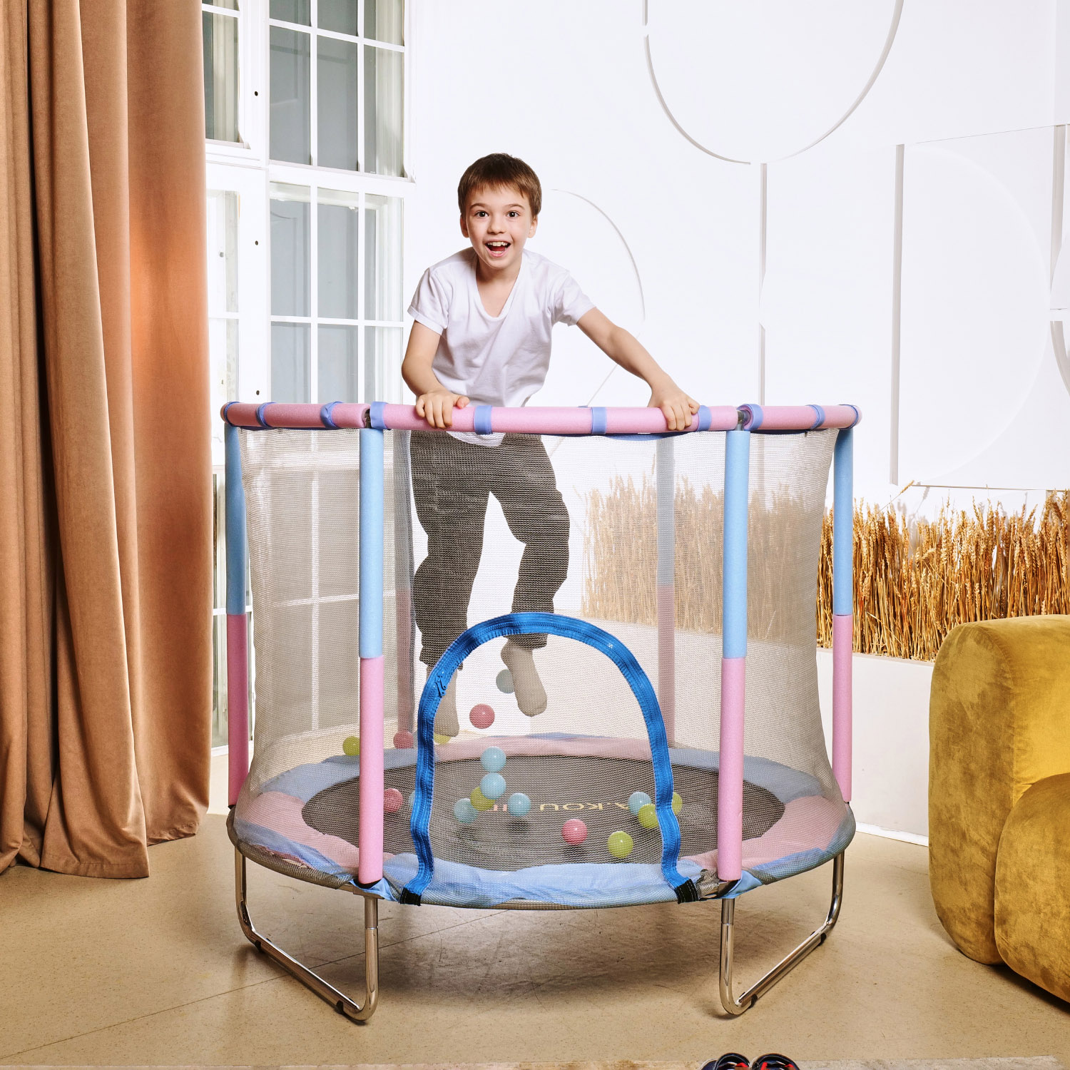  Батут DFC A.KOU KIDS 55 дюймов с сеткой TX-B7110-55" по низким ценам в Томске и Северске