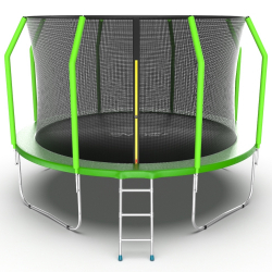 EVO JUMP Cosmo 12ft (Green) Батут с внутренней сеткой и лестницей, диаметр 12ft (зеленый) EVO JUMP Cosmo 12ft (Green) Батут с внутренней сеткой и лестницей, диаметр 12ft (зеленый)