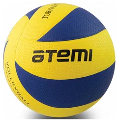 Мяч волейбольный Atemi Tornado синтетическая кожа PU SOFT желт.- син.