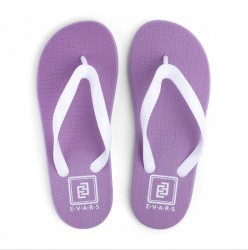 Сланцы Evars Simple Snake Skin LOGO женские лиловый  sskinlogo-w-lc