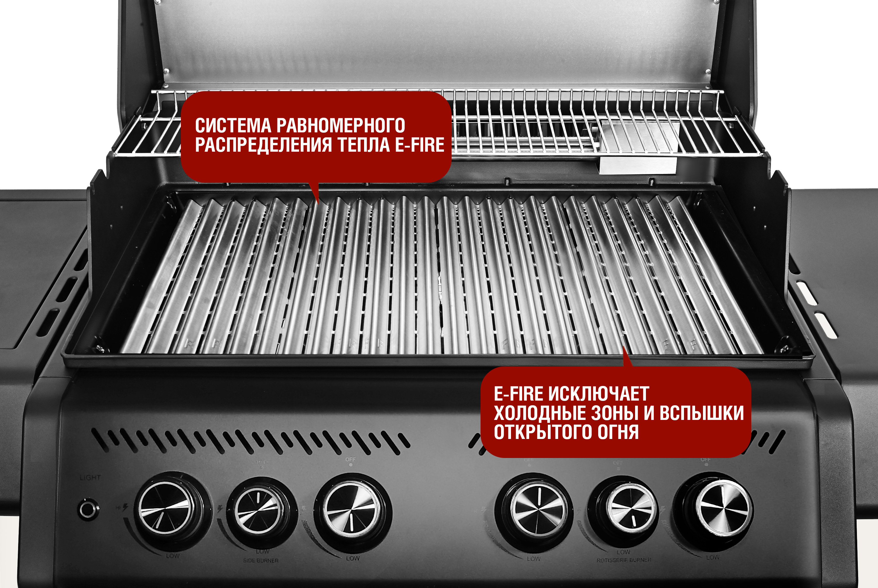  Газовый гриль 4+2 горелки по низким ценам в Томске и Северске