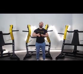 BRONZE GYM PL-1708 Жим от груди широким хватом