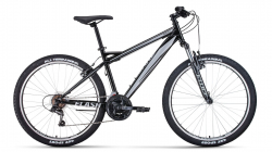 Велосипед Forward Flash 26 1.0 (2022) черный/серый