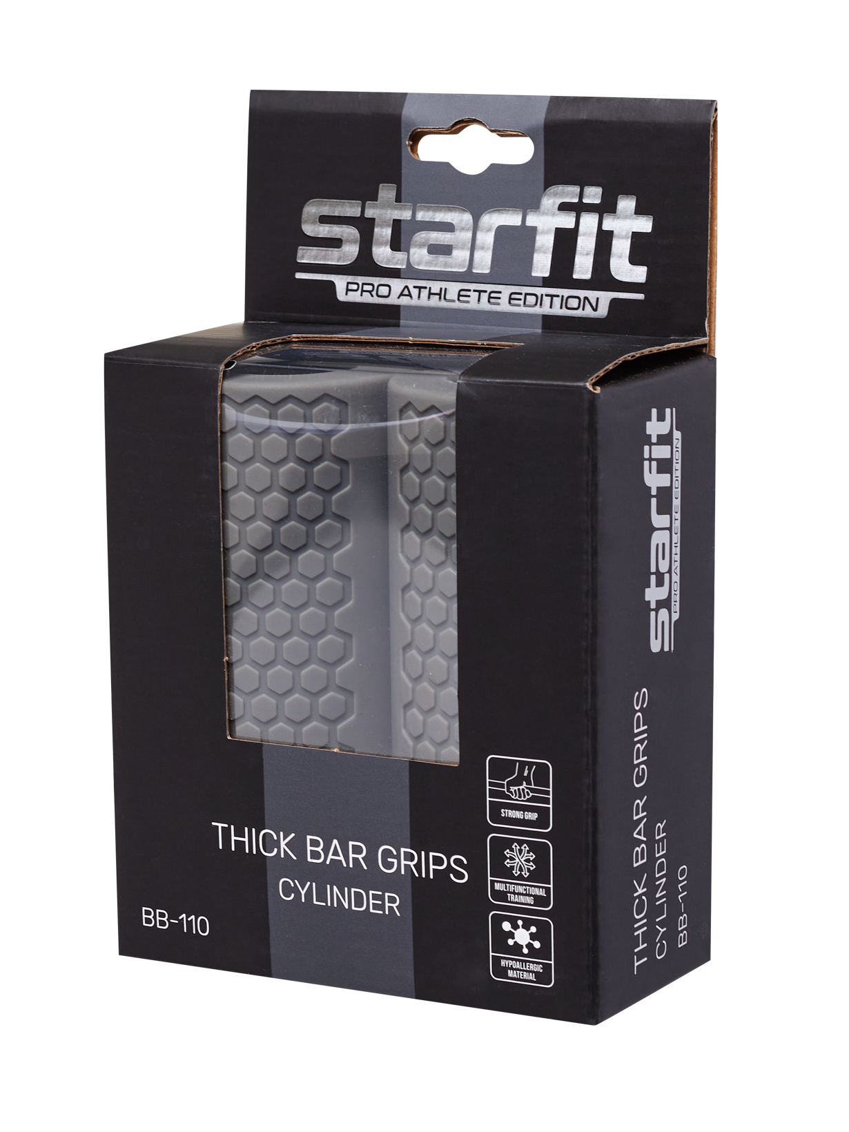  Расширители хвата StarFit BB-110 d-25 мм цилиндрические серый 2 шт по низким ценам в Томске и Северске