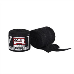 Бинт боксерский 3 м Roomaif х/б черный RMC 3