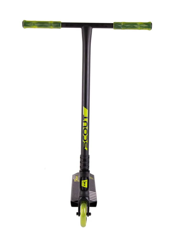 Самокат TechTeam Scout трюковой black-green Самокат TechTeam Scout трюковой black-green по низким ценам в Томске и Северске