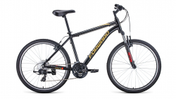 Велосипед Forward Hardi 26 X (2021) черный/желтый  1BKW1M36G002