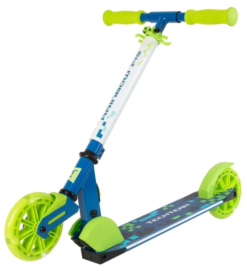 Самокат TechTeam Rainbow 145 blue/green Самокат TechTeam Rainbow 145 blue/green по низким ценам в Томске и Северске