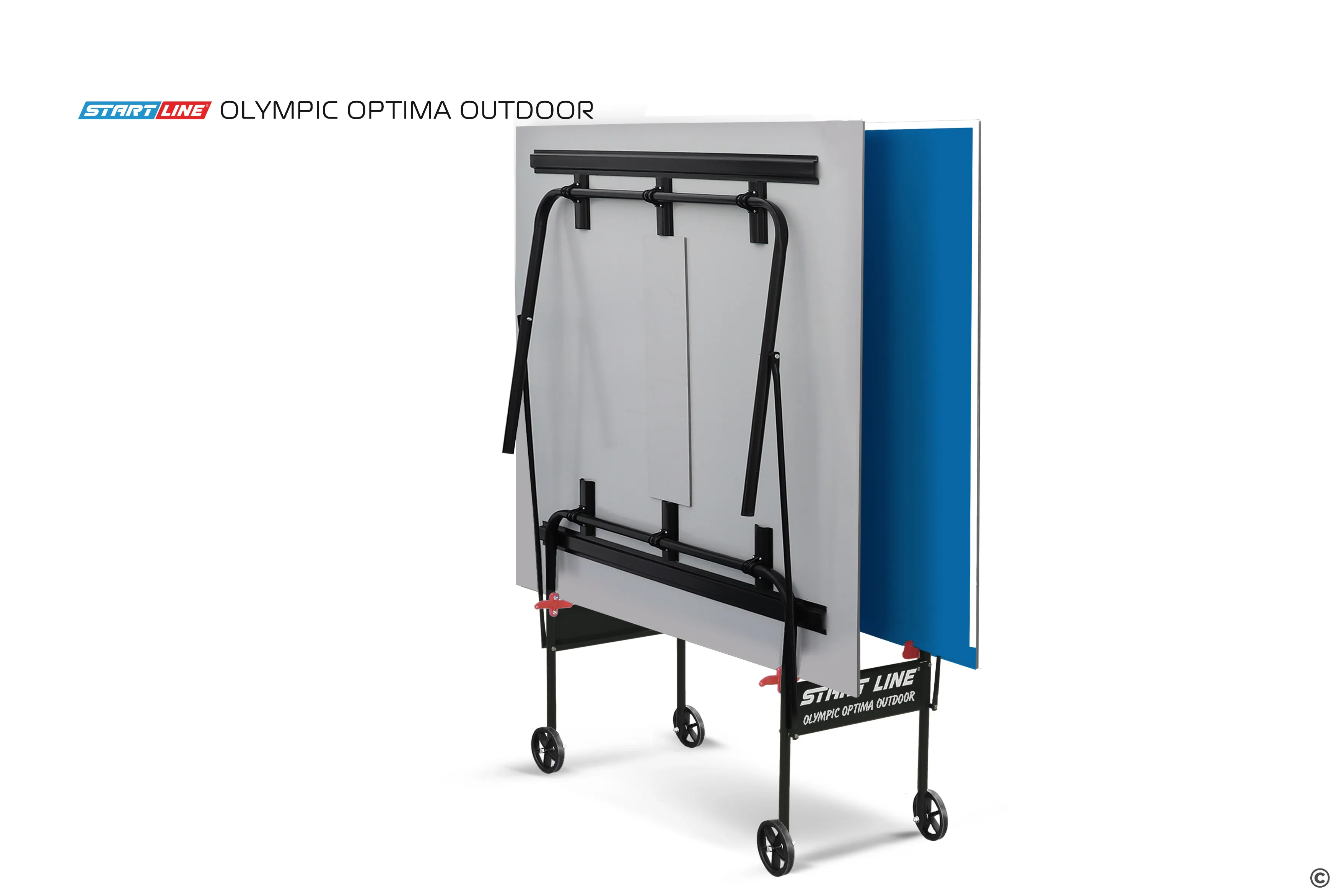  Теннисный стол Start Line Olympic Optima всепогодный с сеткой blue 6023-4 по низким ценам в Томске и Северске