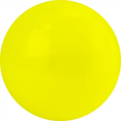 Мяч для художественной гимнастики 15 см AG-15-06 ПВХ желтый