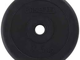  Диск d 26 BaseFit/StarFit BB-203 черный пластиковый 2.5кг по низким ценам в Томске и Северске