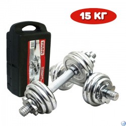 Набор гантелей 15 кг York H09937 в кейсе