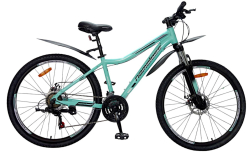 Велосипед 26" Nameless J6300DW, бирюзовый, 15" (2025) маркировка