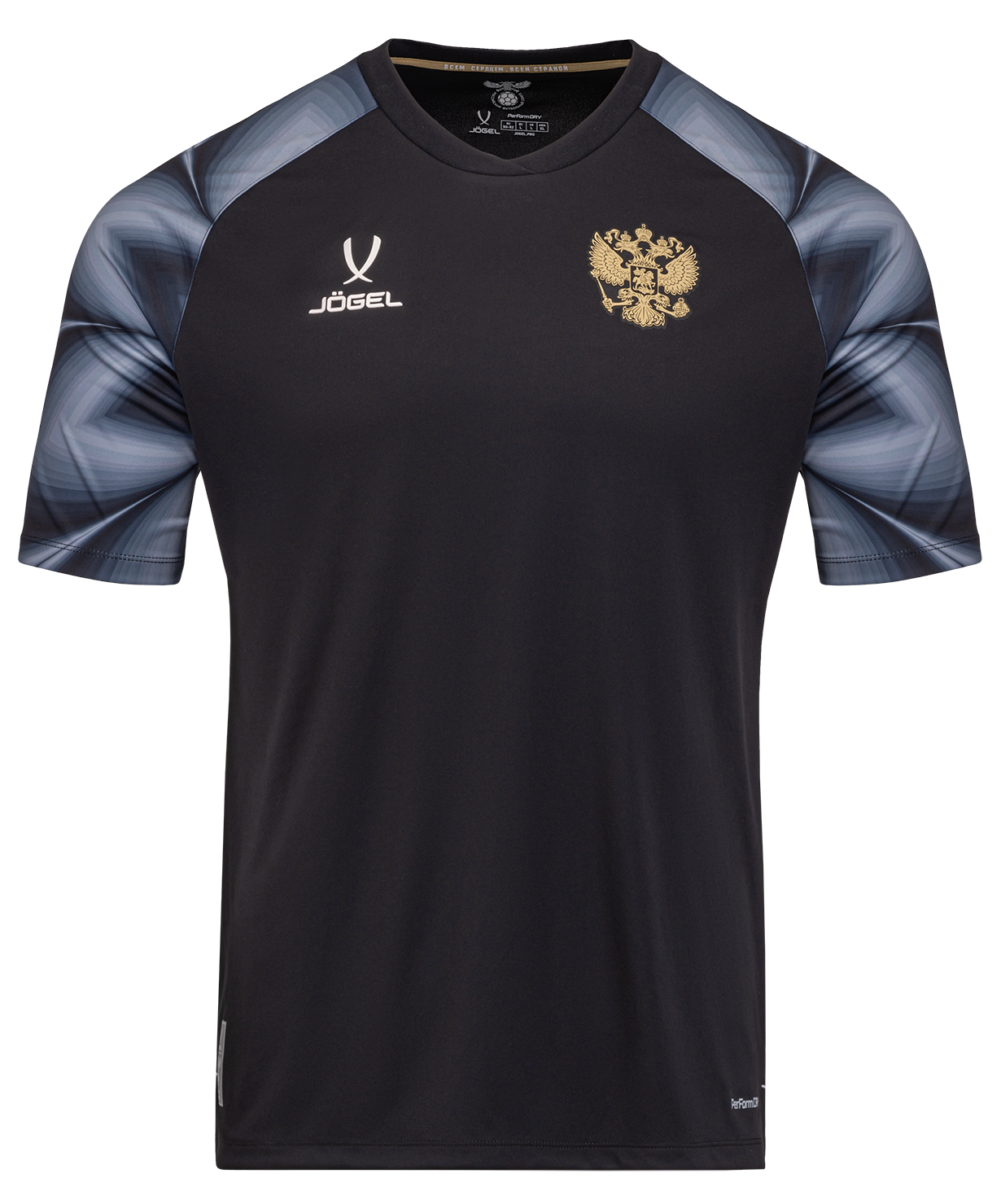  Футболка вратарская JOGEL NATIONAL PerFormDRY GK Jersey, черный по низким ценам в Томске и Северске