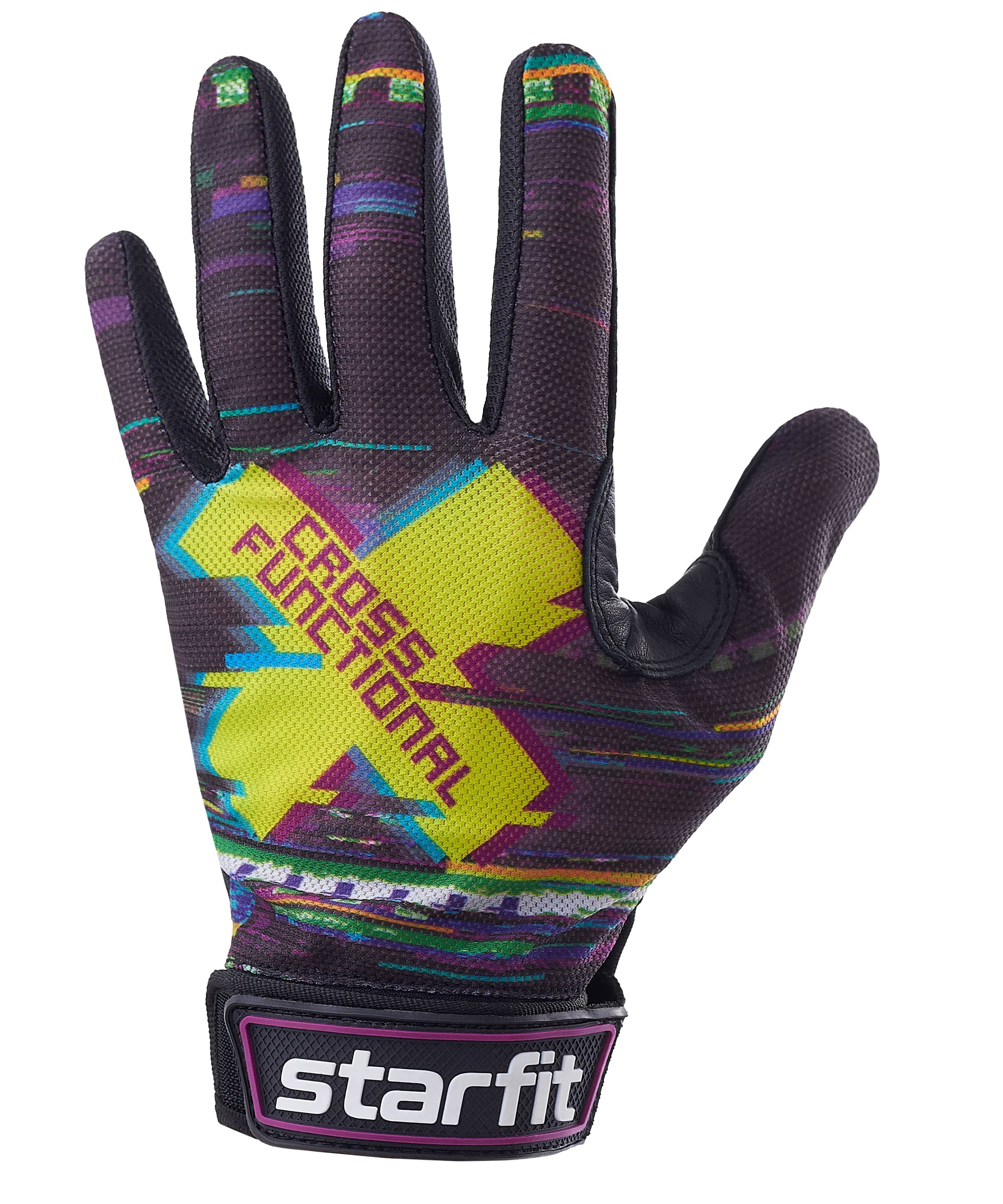  Перчатки StarFit WG-104 с пальцами черный/мультицвет УТ-00020816 по низким ценам в Томске и Северске