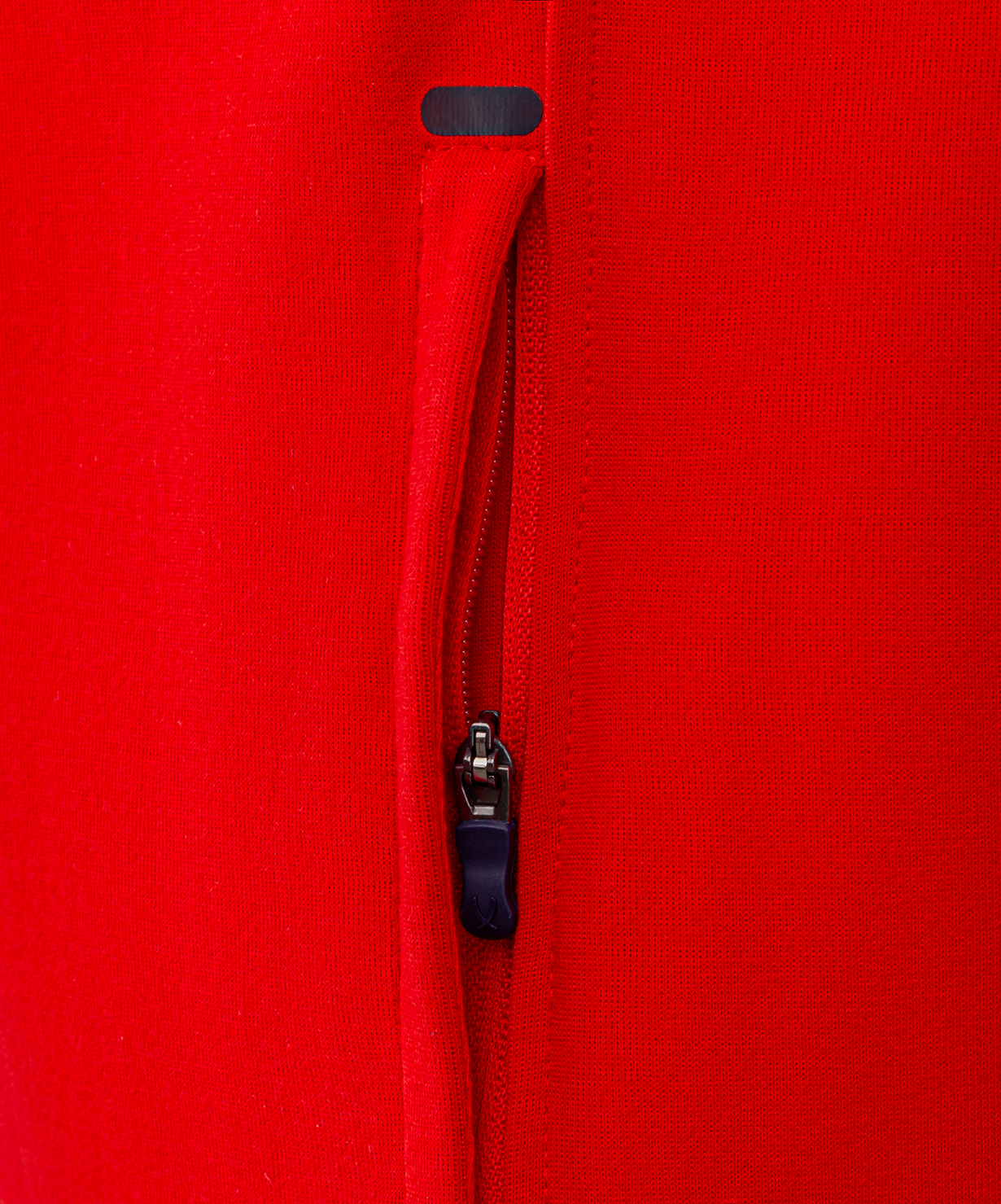 Фото Худи на молнии NATIONAL Essential Hooded FZ Jacket, красный со склада магазина СпортСЕ