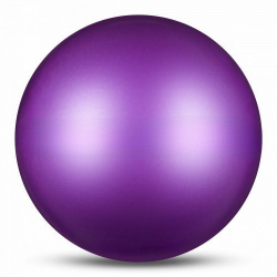 Мяч для художественной гимнастики 15 см 300 г Indigo металлик фиолетовый IN315