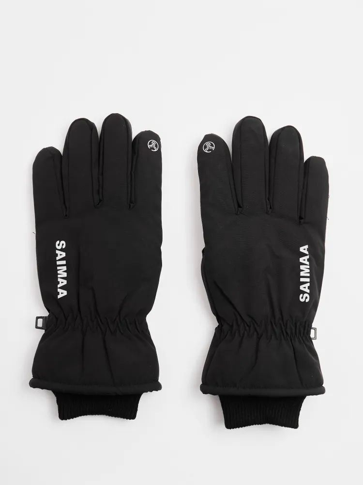  Перчатки Saimaa горнолыжные мужские чёрный по низким ценам в Томске и Северске