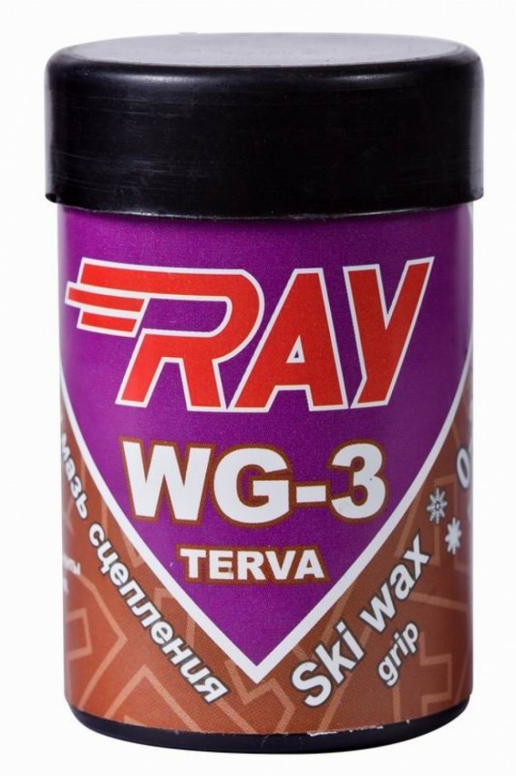  Мазь лыжная Ray WG-3 0..-3°C смоляная 35 г фиолетовая по низким ценам в Томске и Северске