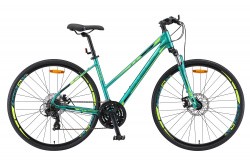 Велосипед Stels Cross-130 MD Lady 28" зеленый V010 Велосипед Stels Cross-130 MD Lady 28" зеленый V010