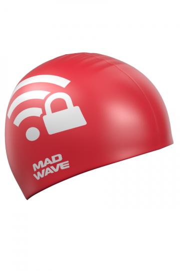  Шапочка для плавания Mad Wave WI-FI red по низким ценам в Томске и Северске