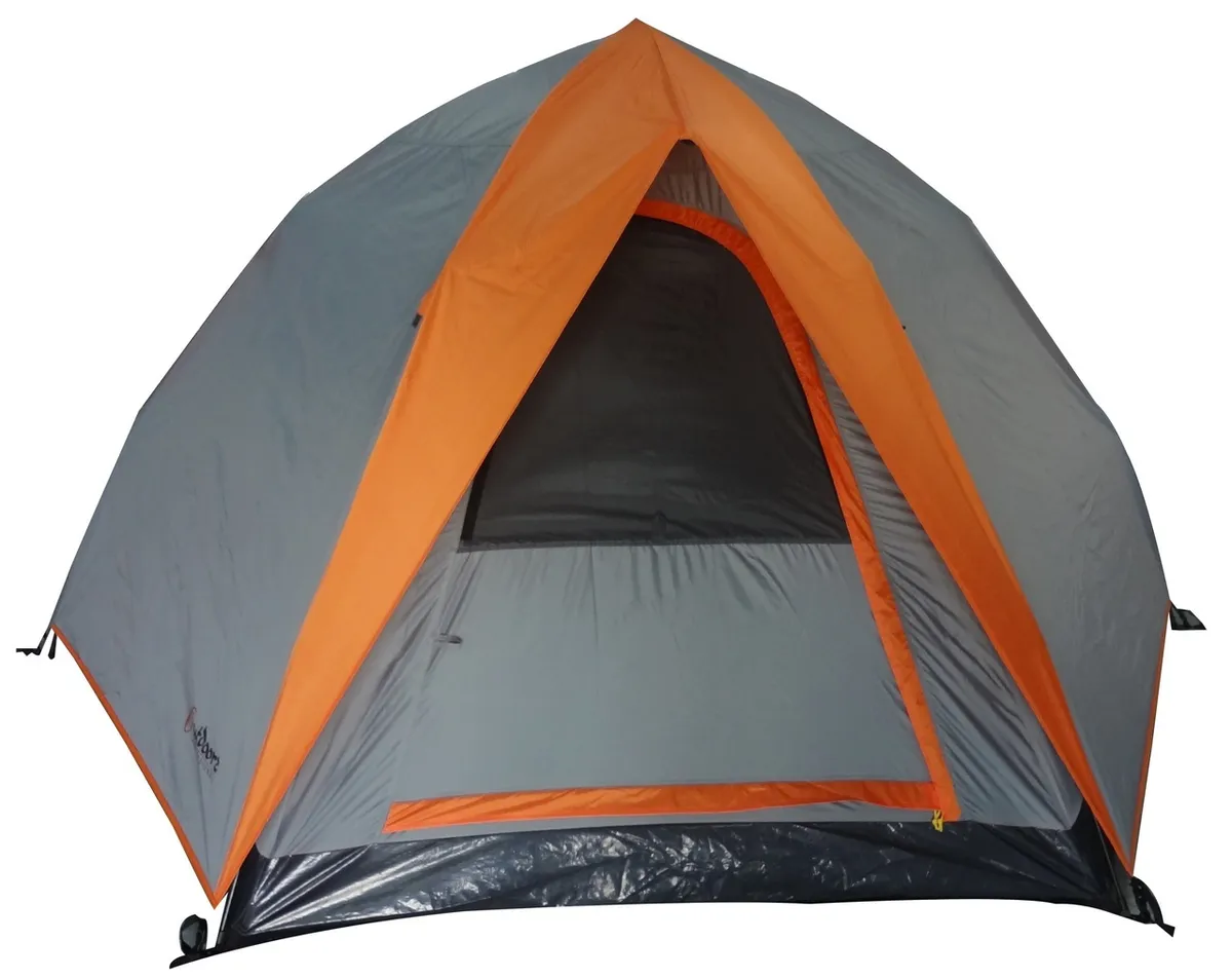 Фото Палатка 63221A Galaxy 5 серый и оранжевый со склада магазина СпортСЕ