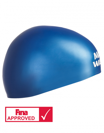  Шапочка для плавания Mad Wave Soft Fina Approved L blue по низким ценам в Томске и Северске