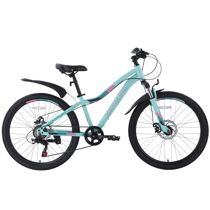  Велосипед TechTeam Katalina 24" (2024) бирюзовый по низким ценам в Томске и Северске