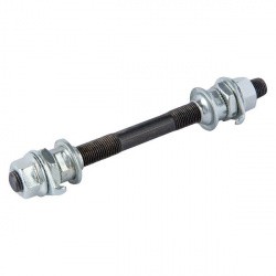 Ось передней втулки 130мм GL-G002 с гайками, шайбами под гайку