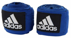 Бинт боксерский 4.5 м Adidas New Rules Boxing Crepe Bandage синий adiBP031