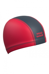 Шапочка для плавания Mad Wave Duotone red