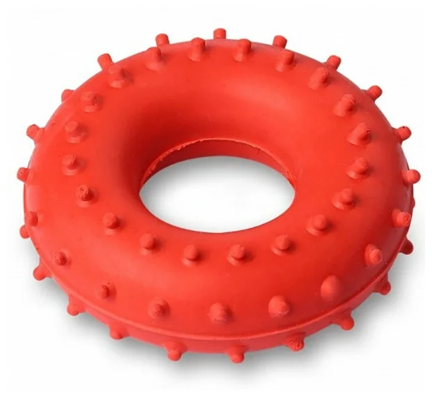 Фото Эспандер-кольцо кистевой 15 кг массажный красный ЭРКМ-15 со склада магазина СпортСЕ