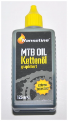 Смазка Hanseline Graphite Lube MTB жидкая с графитом для цепи и троссов 125 мл 304900