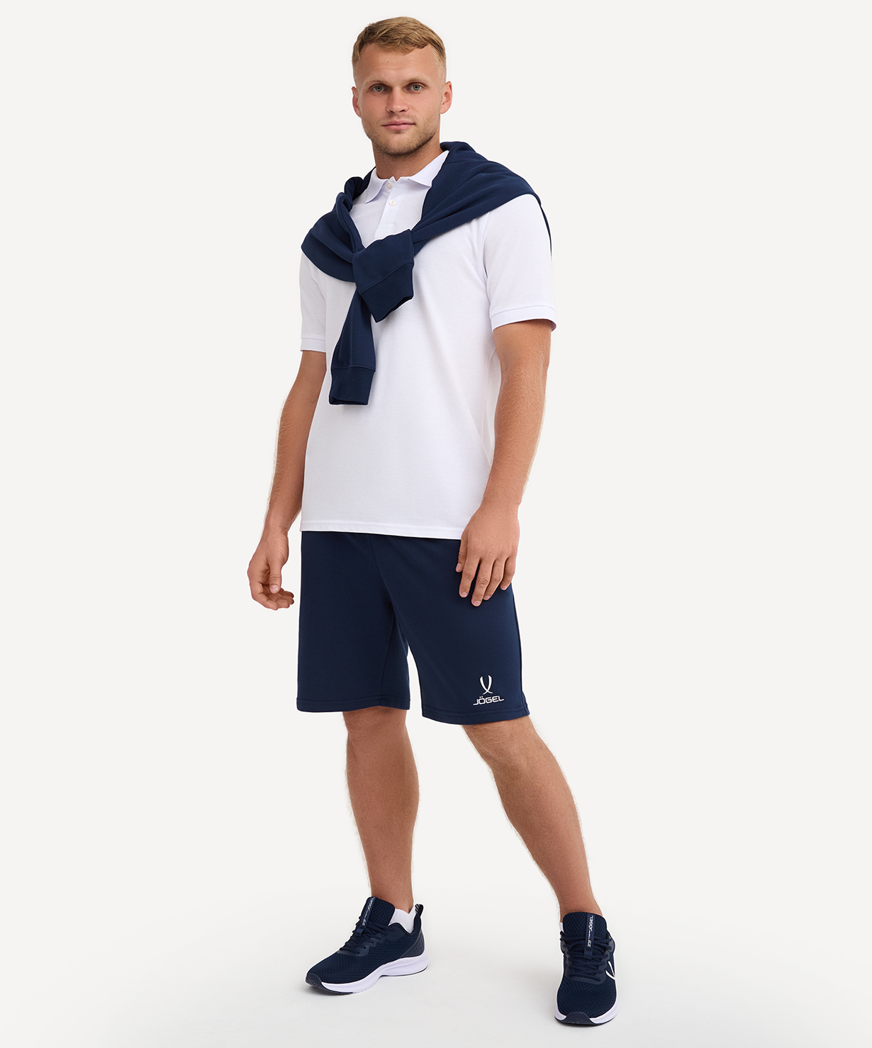  Шорты JOGEL ESSENTIAL Cotton Shorts, темно-синий по низким ценам в Томске и Северске