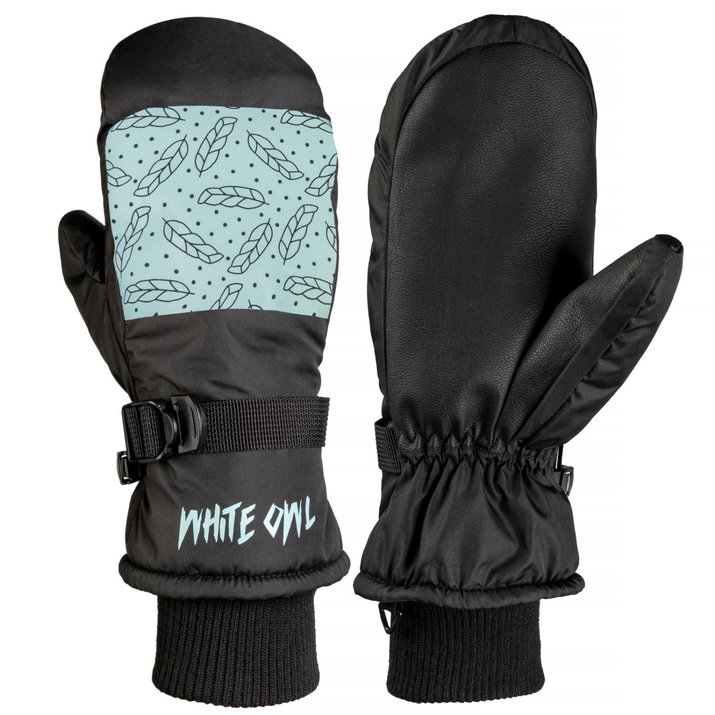  Варежки White Owl Pro mitt WMNS W113444 черный c голубым по низким ценам в Томске и Северске