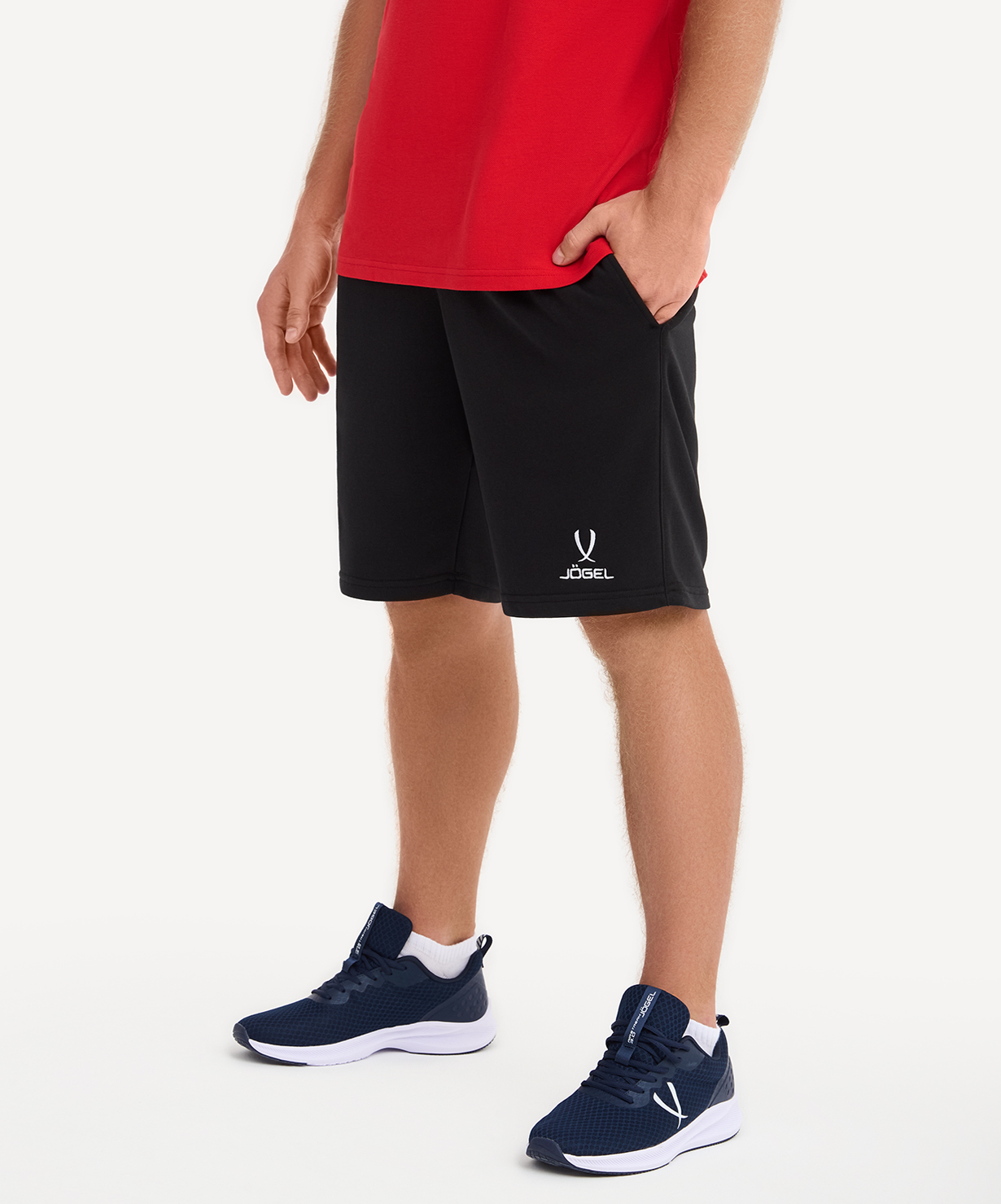  Шорты JOGEL ESSENTIAL Cotton Shorts, черный, детский по низким ценам в Томске и Северске