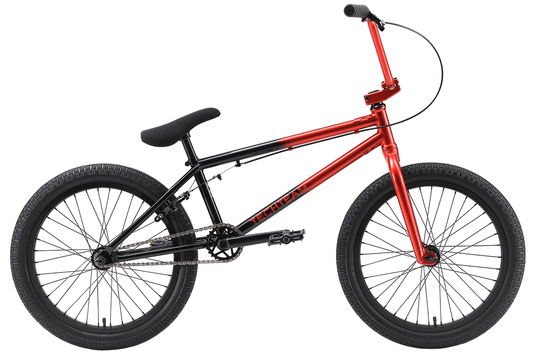  Велосипед BMX TechTeam Twen 20" красно-черный по низким ценам в Томске и Северске