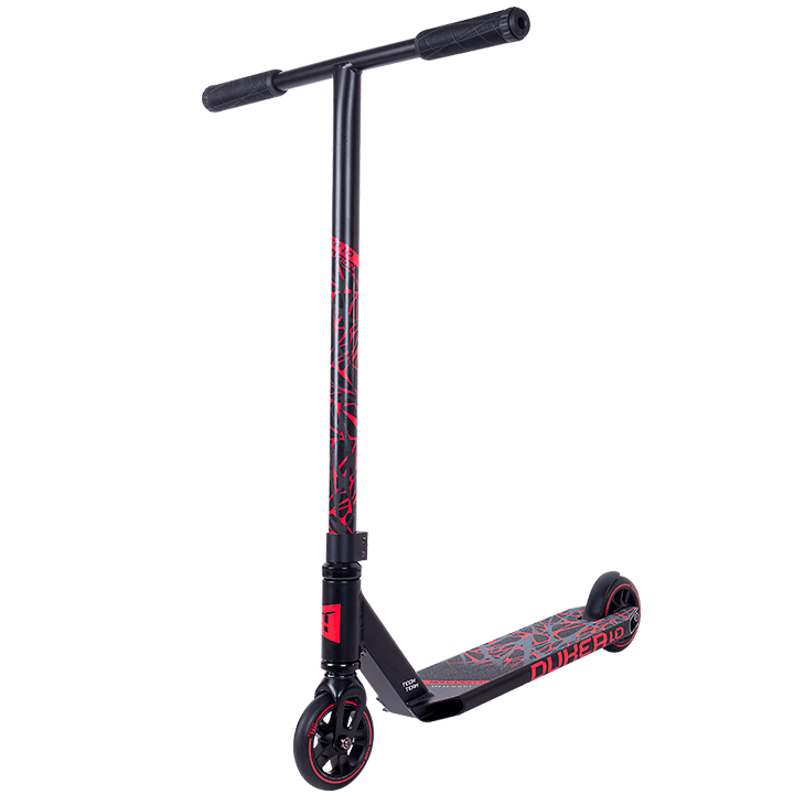  Самокат TechTeam Duker 1.0 трюковой black/red по низким ценам в Томске и Северске