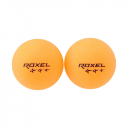 Мяч для настольного тенниса Roxel 3* Prime оранжевый 6 шт. УТ-00015365