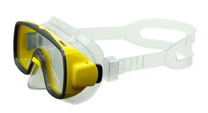  Маска для плавания Salvas Geo Mask р.Junior желтый по низким ценам в Томске и Северске