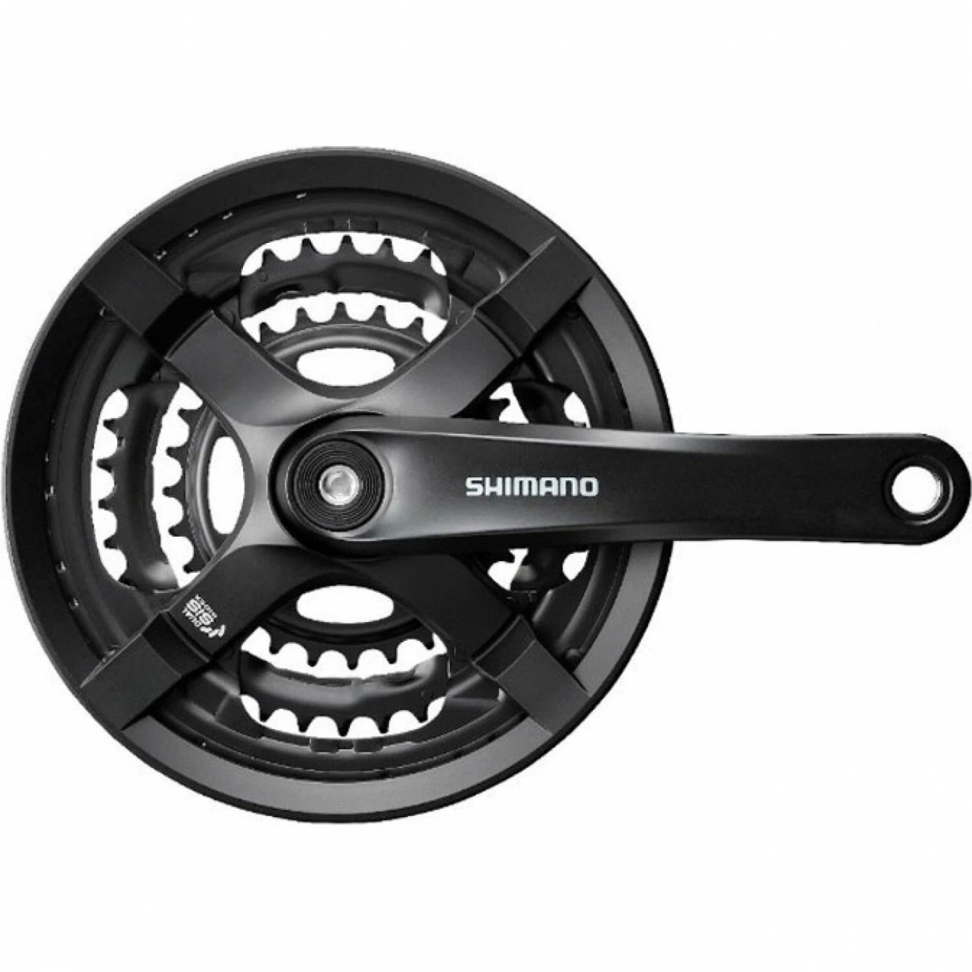 Фото Система Shimano TY501 175мм Квадрат 42/34/24 6/7/8ск.  EFCTY501E244CLB черный, Филиппины 2-720299 со склада магазина СпортСЕ