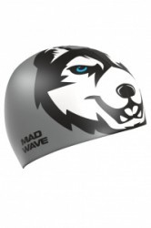 Шапочка для плавания Mad Wave Husky Silver M0557 10 0 12W