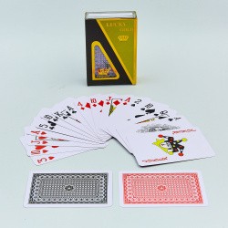 Карты для покера Lucky Gold 54 листа пластиковые